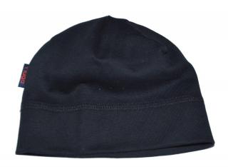 Karpet Hugo 01 čepice bavlněná jednobarevná černá (vel. 3 (42-45cm))