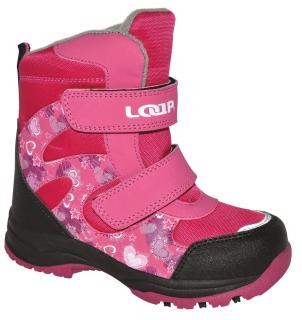 Loap CHOSEE, zimní boty, dívčí, růžová (8592946552078)