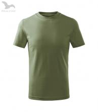 MALFINI BASIC 138-09lf, triko, dětské, 100% bavlna, khaki