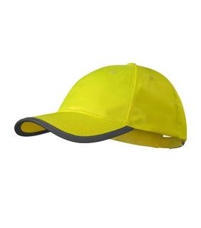 MALFINI/RIMECK HV REFLEX 3V5, kšiltovka, obvod 55-65 cm, fluorescenční žlutá