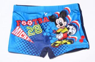 Plavky, chlapecké, Mickey Mouse, nohavičkové, modré (vel. 116)