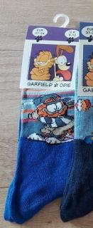 Ponožky, Garfield var. 1, 1 pár, vel. EUR 35-38