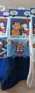 Ponožky, Garfield var. 2 -  činka , 1 pár, vel. EUR 35-38