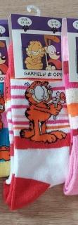 Ponožky, Garfield var. 5, 1 pár, vel. EUR 31-34