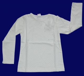 Triko Atut 6429, smetanové, jemné stříbrné puntíčky, 92% bavlna, vel. 110 (vel. 110)