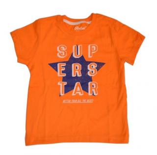 Triko, oranžové, Superstar, 100% bavlna (vel. 116)