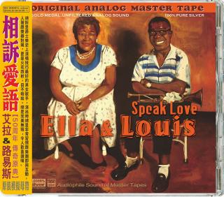 ABC Records - Ella Fitzgerald  Louis Armstrong - Speak Love (Referenční CD / HD Mastering / Natural Dynamics / Made in Germany/ Limited edition / 6N 99,9999% Silver / AAD)