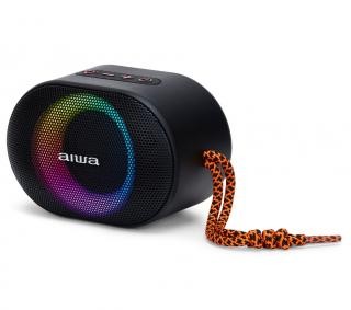 aiwa BST-330BL (Bluetooth reproduktor s výkonem 10W RMS, Bluettoth a RGB osvětlením)