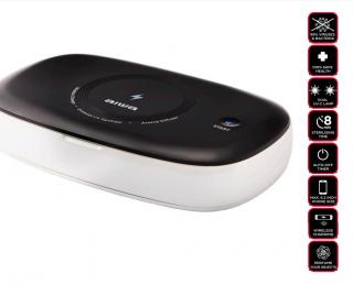 aiwa MUV-380 (3v1 - sterilizátor, bezdrátová dobíječka a aroma difuzér)