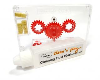 Analogis Clean 'n' play "MC" cleaning cassette (Čistící kazeta pro kazetové magnetofony + jemný čistící roztok)