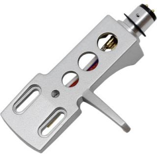 Analogis Headshell HS-11 Silver (Kvalitní headshell včetně propojovacích OFC drátků s pozlacenými piny pro připojení)