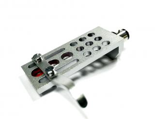 Analogis Headshell HS-26 Silver (Kvalitní headshell včetně propojovacích OFC drátků s pozlacenými piny pro připojení)