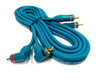 Analogis Phono RCA Cable - Angled 2,0m (Kvalitní směrový RCA Phono propojovací kabel)