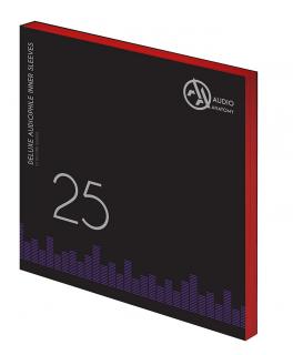 Audio Anatomy INNER SLEEVES 12″ Red - 25ks (Červené vnitřní 12" papírové obaly s antistaticky ošetřenou polyethylenovou vložkou)