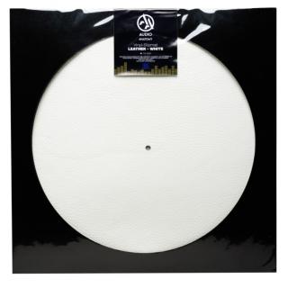 Audio Anatomy LEATHER - White (1.5mm silná kožená podložka pro gramofonové přístroje v bílém provedení)