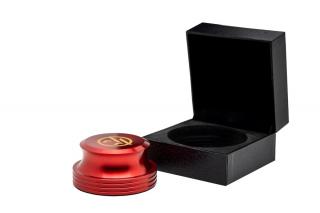 Audio Anatomy STABILIZER - Red (416g stabilizátor otáček a vibrací pro gramofonové přístroje )