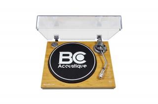 BC Acoustique TD-922 TURNTABLE - BLUETOOTH Natural (Gramofonový přístroj v provedení Bamboo Natural)