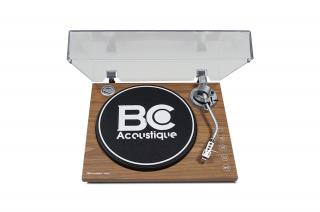 BC Acoustique TD-922 TURNTABLE - BLUETOOTH Walnut (Gramofonový přístroj v provedení Walnut)