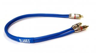 Blanko Sound Stereo - RCA cinch kabel 0,5m (Kvalitní signálový kabel pro audio aplikace v délce 0,5m)