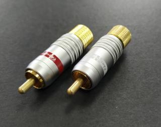 CMC 8236-WU (RCA konektory s aretačním mechanismem / 8.5mm)