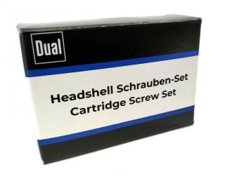 DUAL Cartridge Screw Set (Sada šroubků M2.5 značky DUAL pro instalaci gramofonových přenosek)