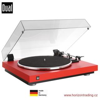 DUAL CS 440 RED /vše nastaveno, připojíte  hrajete/ (Plně automatický gramofon DUAL CS 440 s vestavěnou MM přenoskou DMS 251 S)
