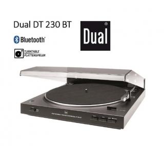 DUAL DT 230 BT  (Novinka 2020 - Plně automatický gramofon s kvalitní MM přenoskou Audio-Technica a Bluetooth)