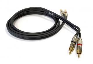 Dynavox Cinchkabel RCA Black 0,5m (Signálový RCA cinch kabel)