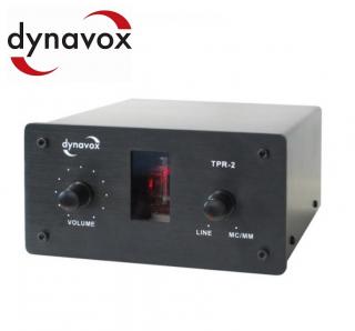 Dynavox TPR-2 Black (Elektronkový MM / MC Phono předzesilovač s linkovým vstupem v audiofilském provedení s odděleným zdrojem)
