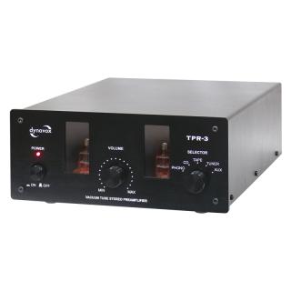 Dynavox TPR-3 Black (Stereo předzesilovač s Phono MM/MC předzesilovačem pro gramofonové přístroje)