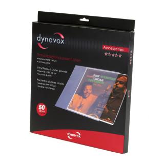Dynavox Vinyl Record Outer Sleeves HDPE (Zcela nové vnější obaly Dynavox LP - vhodné pro LP nebo Maxi-CD (12 ") - vyrobené z antistatického polyetylénu HD odolného proti roztržení, poškrábání a otěru)