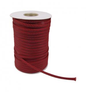 ELECAUDIO NR-10 Red Braided Sleeve Nylon 7 - 15mm (oplet)