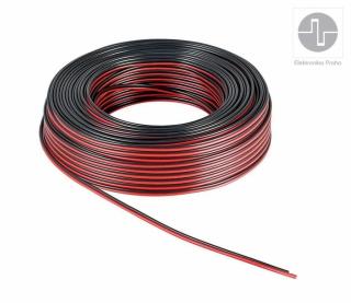 ELEKTRONIKA PRAHA - SPEAKER CABLE 2 X 0,75 MM2 (Kvalitní reproduktorový kabel 2 x 0,75 mm2 v metráži)