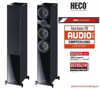 Heco Aurora 700 Black Edition (3-pásmová reprosoustava se zadním bassreflexem)