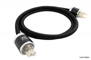 Ludic - Aesir Powercord TR 1,0m (Napájecí kabel pro High-End komponenty / z revoluční mědi Drawn® UP-OCC s patentovaným OCC / kryogenní monokrystalické zpracování / OFC vyšší než 99,997%)