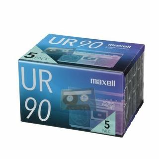MAXELL UR90 UR-90N 5P  (5x magnetofonová kazeta Normal Position 90)