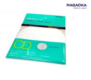 Nagaoka Antistatic CD Sleeves TS-561/3 (Antistatické obaly pro CD, CDR, DVD a BD nosiče)