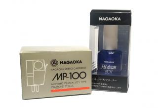 Nagaoka MP-100 + Nagaoka AM-801 stylus cleaner (Akční set 2023: Nagaoka MI technology® MP-100 + Nagaoka AM-801 stylus cleaner)