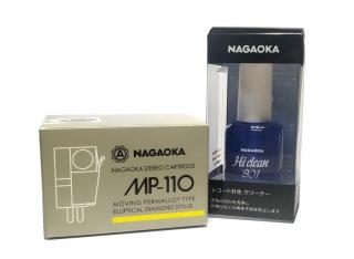 Nagaoka MP-110 + Nagaoka AM-801 stylus cleaner (Akční set 2023: Nagaoka MI technology® MP-110 + Nagaoka AM-801 stylus cleaner)