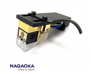 Nagaoka MP-500H (Kvalitní MM gramofonová  přenoska instalovaná na headshellu )