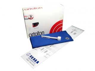 Ortofon 2M RED + Tesla Analog Set (Akční set přenosky s eliptickým diamantovým hrotem, karbonového kartáčku, nastavovací šablony a utěrky z mikrovlákna, NEJLEPŠÍ NABÍDKA v EU)