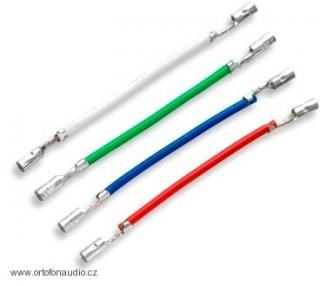 Ortofon Lead wires/headshell cables - 4ks (Sada vodičů pro připojení přenosky)