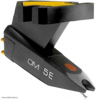 Ortofon OM 5E - Magnetodynamická gramofonová přenoska (MM gramofonová přenoska, eliptický hrot. Made in Denmark.)