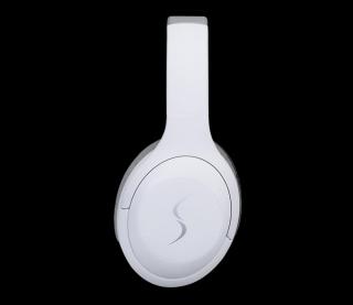 Sound by Sweden NITRO-X - White (Suprový sluchátka - Bezdrátová audiofilská uzavřená sluchátka prémiové kvality / životnost baterie 35 hodin / systém rychlého nabíjení HyperCharge / aktivní redukce šumu / Bluetooth 5.0 / propojení Kevlarem vyztuženým OFC 