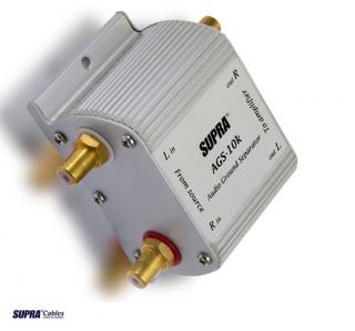 SUPRA AGS-10K (High-end Hi-Fi Audio Ground Separátor s toroidním oddělovacím transformátorem)