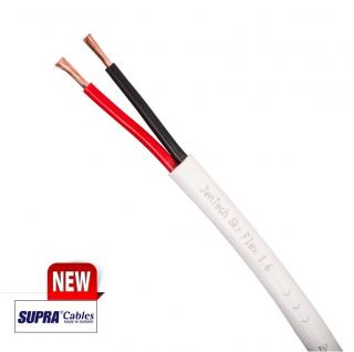 SUPRA by JenTech SKYFLEX 2X1.6 WHT (Kroucený reproduktorový kabel 2x1.6mm v metráži)