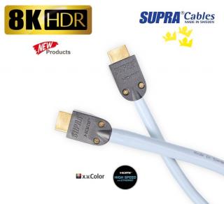 SUPRA HDMI-HDMI 2.1 UHD8K 1,0m (HDMI kabel v2.1 8K/HDR )