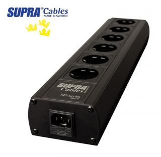 SUPRA MAINS BLOCK MD06-EU SPC BLACK - Silver Edition (Mains Block se SUPRA NIF filtrem)