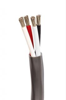 SUPRA RONDO 4x4.0 Grey (Reproduktorový kroucený kabel 4x4.0mm v metráži)
