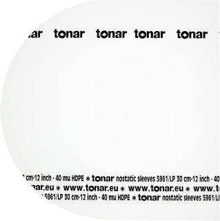 Tonar Nostatic Sleeves (Kvalitní antistatické vnitřní obaly na 12" LP desky (50ks))